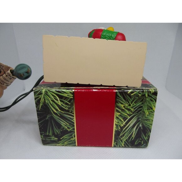 Hallmark Keepsake Ornament 1991 Snoopy Fireplace Magic Flickering Light untested - Picture 8 of 9